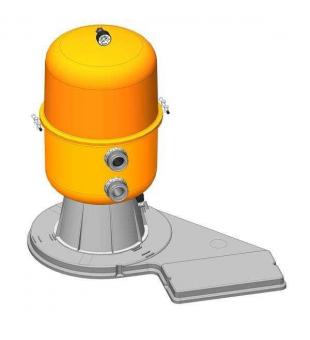 Filtran zazen - Dlen Kit 400, 6 m3/h, 230 V, 6-ti cest. bo. ventil, erp. Bettar Top 6